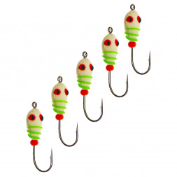 Мормышка фосфор Lumicom пласт. №13/6 80шт