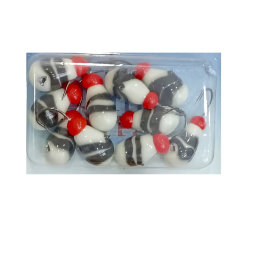 Мормышка вольфрамовая Lumicom Капля с отверстием литая-обмазка 10шт 4,0мм PBL