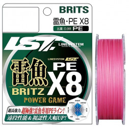 Шнур LINESYSTEM Raigyo Britz PE X8 Pink 60LB (100m)