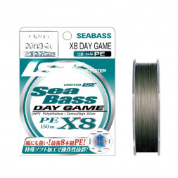 Шнур LINESYSTEM Sea Bass X8 Day Game #0.8 (150m)