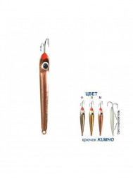 Блесна зимняя ПИРС Гвоздик 2.1г никель+св.нак.