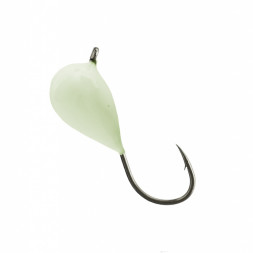 Мормышка вольфрамовая Lumicom Капля с ушком Ф3.2 обмазка фосфор P, цена за 1 шт.