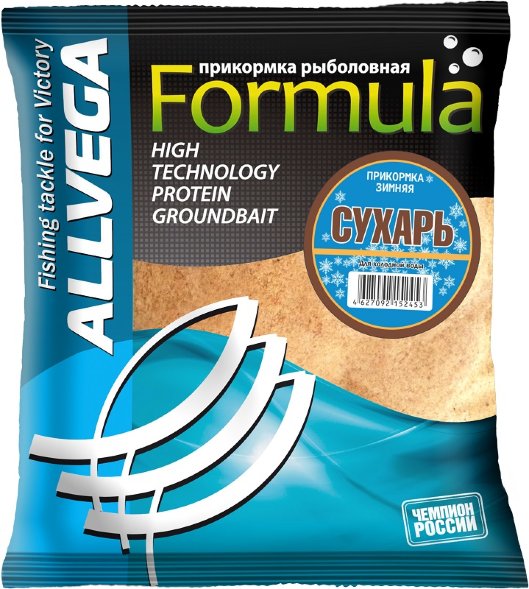 Прикормка зим. Allvega Formula Winter сухарь черный 0.5кг