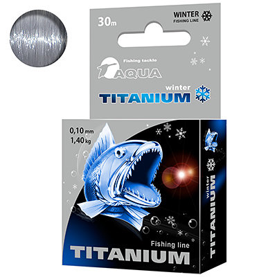 Леска AQUA Titanium 0.18 30м